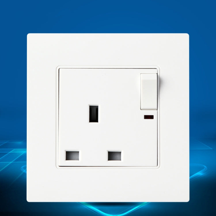 86 Type PC 13A Three Hole Power Socket with Light Switch, UK Plug 86 Type PC 13A Three Hole Power Socket with Light Switch, UK Plug