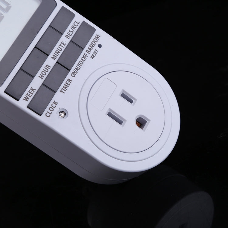 AC 120V Smart Home Plug-in Programmable LCD Display Clock Summer Time Function 12/24 Hours Changeable Timer Switch Socket, US Plug, AC 120V US Plug AC 120V Smart Home Plug-in Programmable LCD Display Clock Summer Time Function 12/24 Hours Changeable Timer Switch Socket, US Plug, AC 120V US Plug
