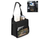 FUNADD Portable Folding Car Back Seat Hook Storage Box