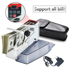 V40 Handheld Mini Portable Small Money Counting Machine, Specification: US Plug