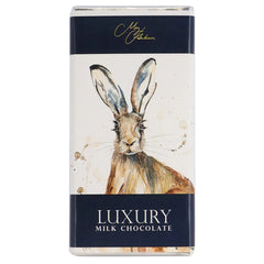 Meg Hawkins Hare design milk chocolate bar
