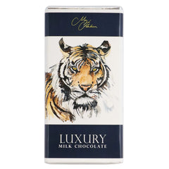 Meg Hawkins Tiger design milk chocolate bar
