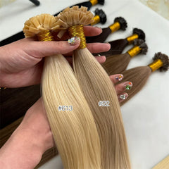 Top Quality Cuticle Aligned K Tip Hair Human Hair Double Drawn Keratin Tip Hair Extension