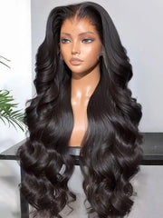 5x5 Raw Indian HD Wig Human Hair Lace Front ,Glueless Full Lace Front Wigs, Brazilian Deep Curly Body Wave Wig for Black Women