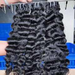 Wholesale Unprocessed Burmese Curly Hair Bundles Popular Kinky Curly Natural Human Hair Extensions 10"-30" Natural Color