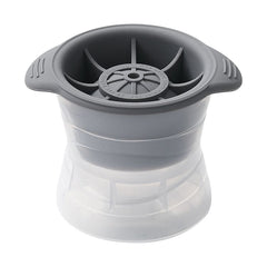 Home Spherical Ice Lattice Whisky Wine Ice Cube Maker Silicone Trays Mold with Cover