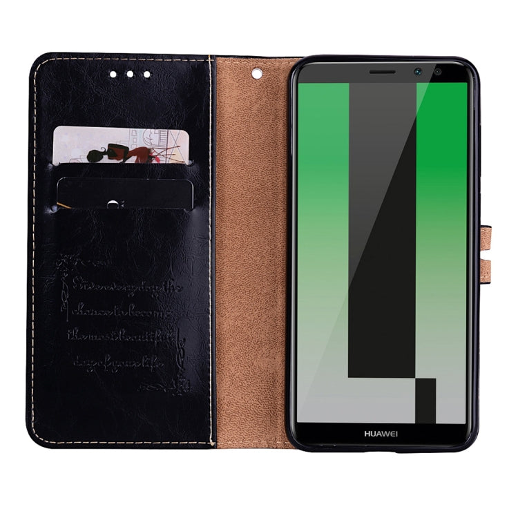 For Huawei Mate 10 Lite & Nova 2i Business Style Oil Wax Texture Horizontal Flip Leather Case with Holder & Card Slots & Wallet For Huawei Mate 10 Lite & Nova 2i Business Style Oil Wax Texture Horizontal Flip Leather Case with Holder & Card Slots & Wallet