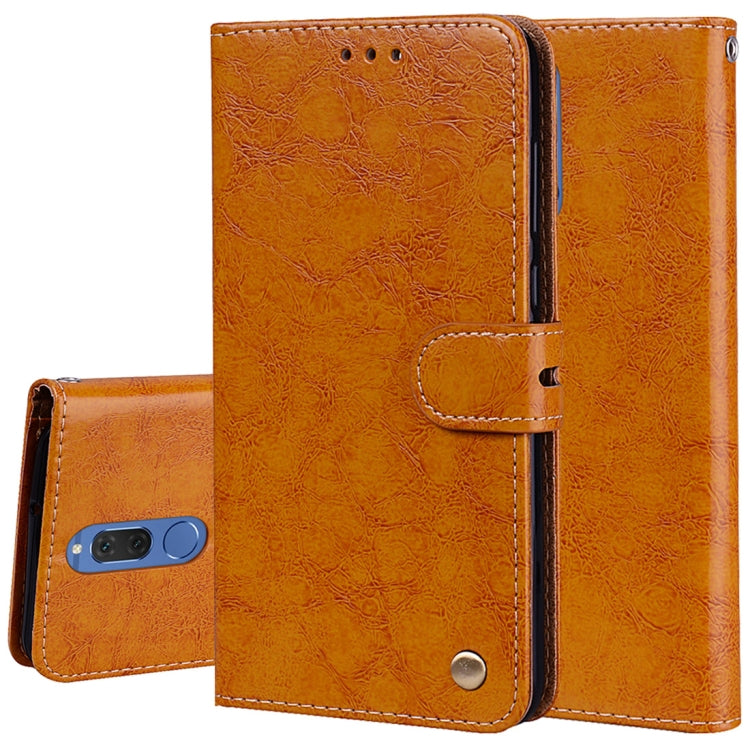 For Huawei Mate 10 Lite & Nova 2i Business Style Oil Wax Texture Horizontal Flip Leather Case with Holder & Card Slots & Wallet For Huawei Mate 10 Lite & Nova 2i Business Style Oil Wax Texture Horizontal Flip Leather Case with Holder & Card Slots & Wallet