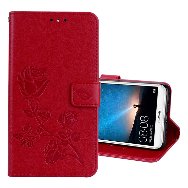For Huawei Mate 10 Lite Rose Embossed Horizontal Flip Environmental PU Leather Case with Holder & Card Slots & Wallet For Huawei Mate 10 Lite Rose Embossed Horizontal Flip Environmental PU Leather Case with Holder & Card Slots & Wallet