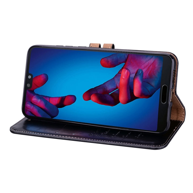 For Huawei P20 Pro Business Style Oil Wax Texture Horizontal Flip Leather Case with Holder & Card Slots & Wallet For Huawei P20 Pro Business Style Oil Wax Texture Horizontal Flip Leather Case with Holder & Card Slots & Wallet