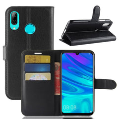Litchi Texture Horizontal Flip Leather Case for Huawei P30 Lite, with Wallet & Holder & Card Slots