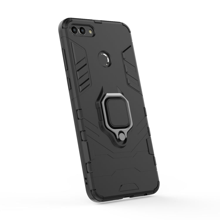 PC + TPU Shockproof Protective Case for Huawei Y9 2018, with Magnetic Ring Holder PC + TPU Shockproof Protective Case for Huawei Y9 2018, with Magnetic Ring Holder