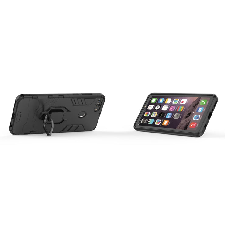 PC + TPU Shockproof Protective Case for Huawei Y9 2018, with Magnetic Ring Holder PC + TPU Shockproof Protective Case for Huawei Y9 2018, with Magnetic Ring Holder
