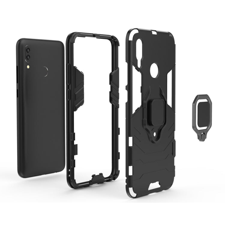 PC + TPU Shockproof Protective Case for Huawei P Smart (2019), with Magnetic Ring Holder PC + TPU Shockproof Protective Case for Huawei P Smart (2019), with Magnetic Ring Holder