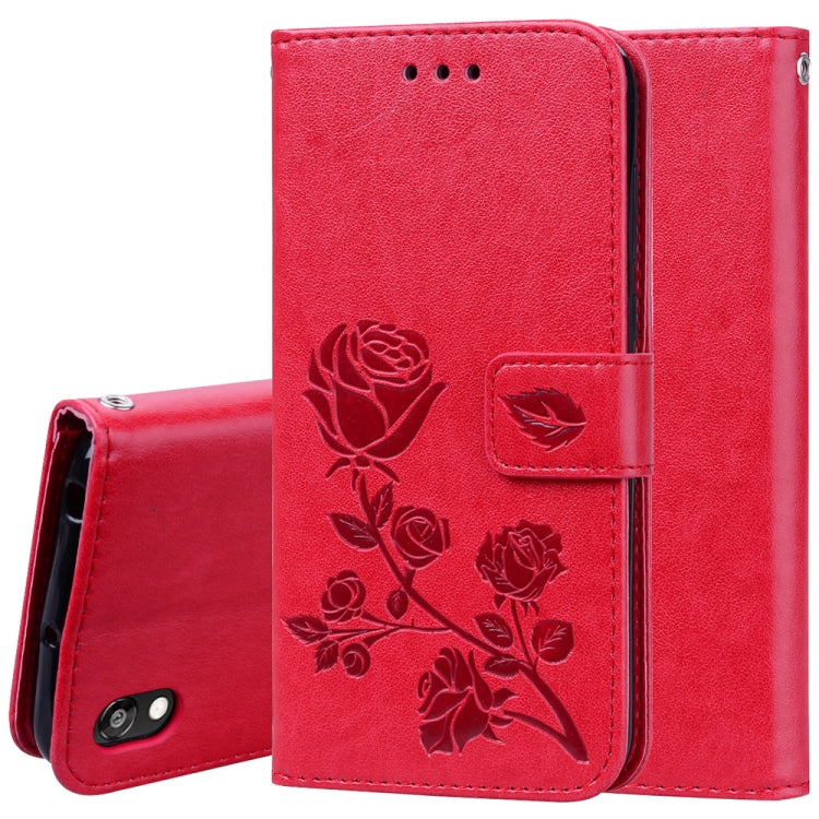 Rose Embossed Horizontal Flip PU Leather Case for Huawei Honor 8S / Y5 (2019), with Holder & Card Slots & Wallet Rose Embossed Horizontal Flip PU Leather Case for Huawei Honor 8S / Y5 (2019), with Holder & Card Slots & Wallet