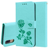 Rose Embossed Horizontal Flip PU Leather Case for Huawei P20, with Holder & Card Slots & Wallet