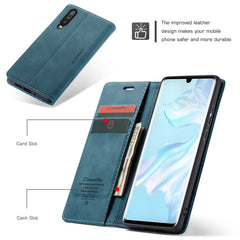 CaseMe-013 Multifunctional Retro Frosted Horizontal Flip Leather Case for Huawei P30, with Card Slot & Holder & Wallet, For Huawei P30