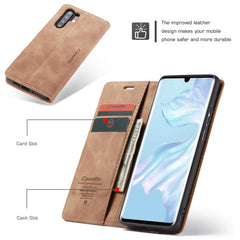 CaseMe-013 Multifunctional Retro Frosted Horizontal Flip Leather Case for Huawei P30 Pro, with Card Slot & Holder & Wallet, For Huawei P30 Pro