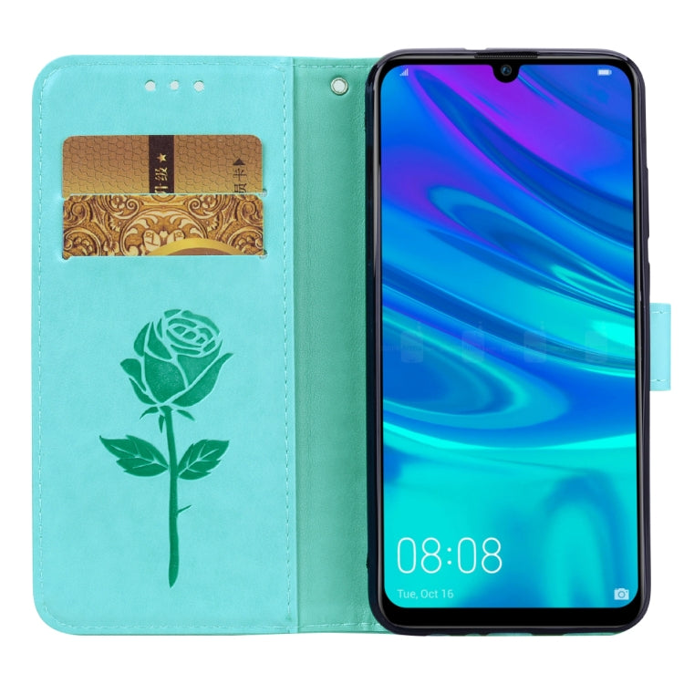 Rose Embossed Horizontal Flip PU Leather Case for Huawei P Smart 2019, with Holder & Card Slots & Wallet Rose Embossed Horizontal Flip PU Leather Case for Huawei P Smart 2019, with Holder & Card Slots & Wallet