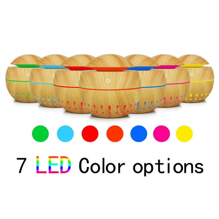 Wood Grain USB Hollowed-out Humidifier Seven Color Aromatherapy Lamp Automatic Alcohol Sprayer with Remote Control(Sky Blue), HC0372A, HC0372B, HC0372C, HC0372D, HC0372F, HC0372G, HC0372H, HC0372I, HC0372J, HC0372K Wood Grain USB Hollowed-out Humidifier Seven Color Aromatherapy Lamp Automatic Alcohol Sprayer with Remote Control(Sky Blue), HC0372A, HC0372B, HC0372C, HC0372D, HC0372F, HC0372G, HC0372H, HC0372I, HC0372J, HC0372K