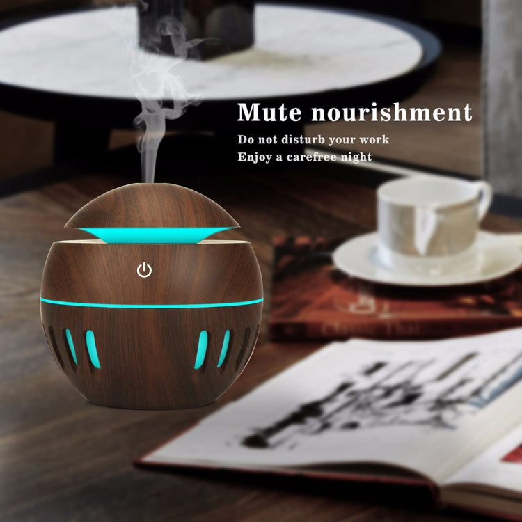 Wood Grain USB Hollowed-out Humidifier Seven Color Aromatherapy Lamp Automatic Alcohol Sprayer with Remote Control(Sky Blue), HC0372A, HC0372B, HC0372C, HC0372D, HC0372F, HC0372G, HC0372H, HC0372I, HC0372J, HC0372K Wood Grain USB Hollowed-out Humidifier Seven Color Aromatherapy Lamp Automatic Alcohol Sprayer with Remote Control(Sky Blue), HC0372A, HC0372B, HC0372C, HC0372D, HC0372F, HC0372G, HC0372H, HC0372I, HC0372J, HC0372K