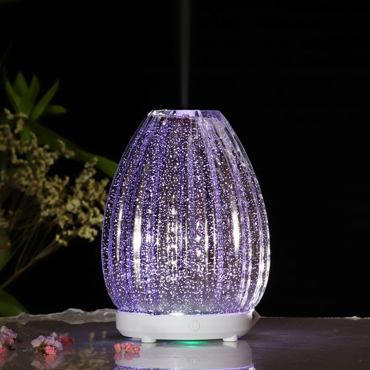 100ml Creative Vase Shape Aromatherapy Machine 3D Glass Humidifier Automatic Alcohol Sprayer with Colorful LED Lamp, 3D Glass Humidifier 100ml Creative Vase Shape Aromatherapy Machine 3D Glass Humidifier Automatic Alcohol Sprayer with Colorful LED Lamp, 3D Glass Humidifier