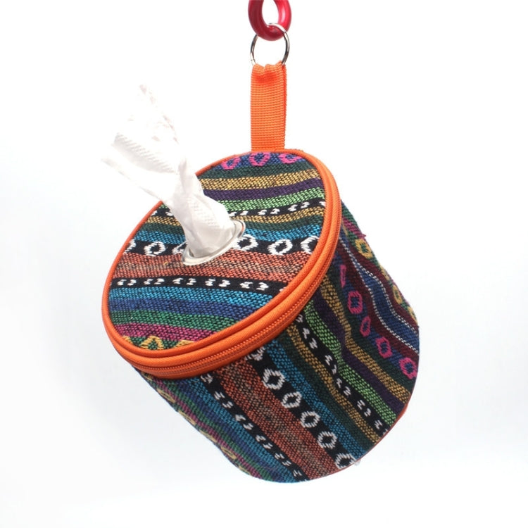 Outdoor Camping Foldable Ethnic Style Cloth Tissue Case Storage Bag, Size: 14.5*13 cm Outdoor Camping Foldable Ethnic Style Cloth Tissue Case Storage Bag, Size: 14.5*13 cm