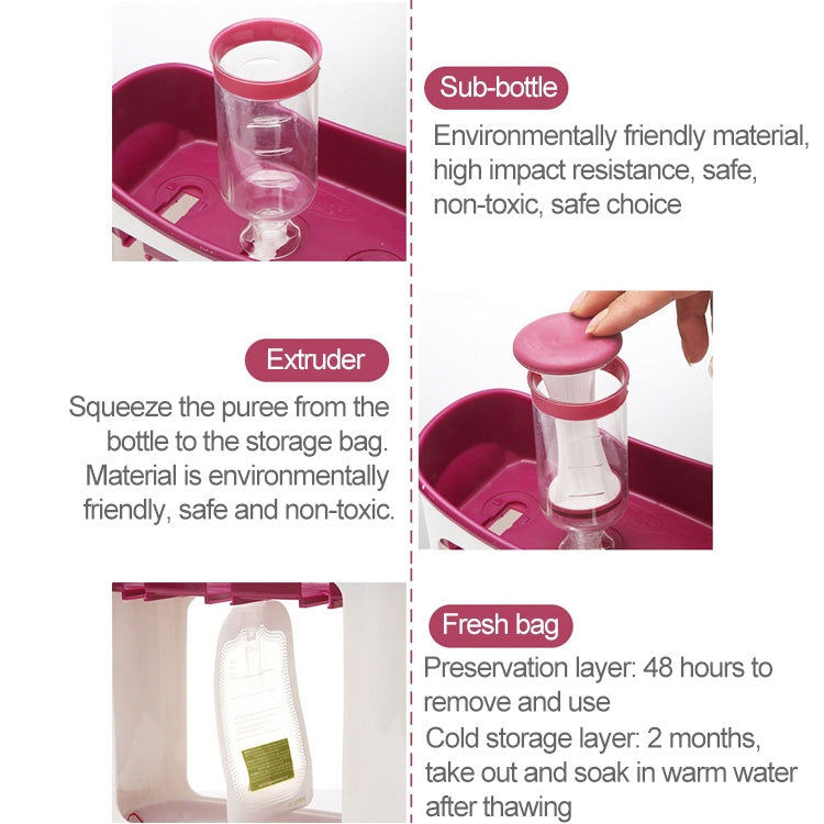 50 PCS Puree Extruder Squeeze Pouch Food Distribution Storage Bag, Compatible with HC14554 Food Dispenser, Storage Bag 50 PCS Puree Extruder Squeeze Pouch Food Distribution Storage Bag, Compatible with HC14554 Food Dispenser, Storage Bag