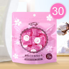 60 PCS Candy Style Portable Disposable Travel Cotton Towel, Size: 22*20cm