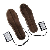 Lithium Battery Powered & Rechargeable Heated Insoles Keep Feet Warm Pad, Keep Warm 8-9 hours, Size: 39-40 yard