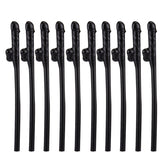 10 PCS Dicky Sipping Straw, Length: about 19cm, Dicky Sipping Straw(Black)