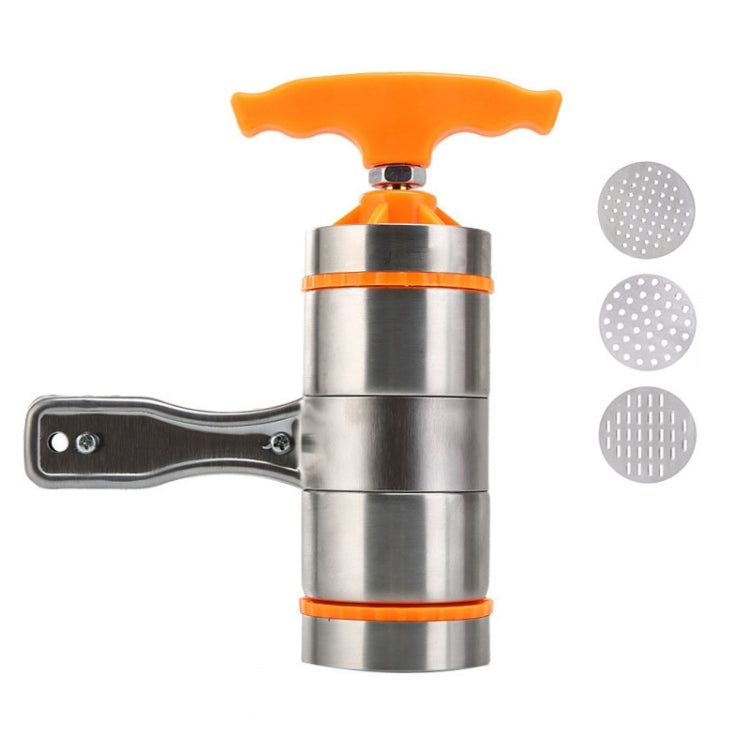 3 Molds Household Manually Small Stainless Steel Pressing Style Handhold Noodle Machine, 3 Molds 3 Molds Household Manually Small Stainless Steel Pressing Style Handhold Noodle Machine, 3 Molds