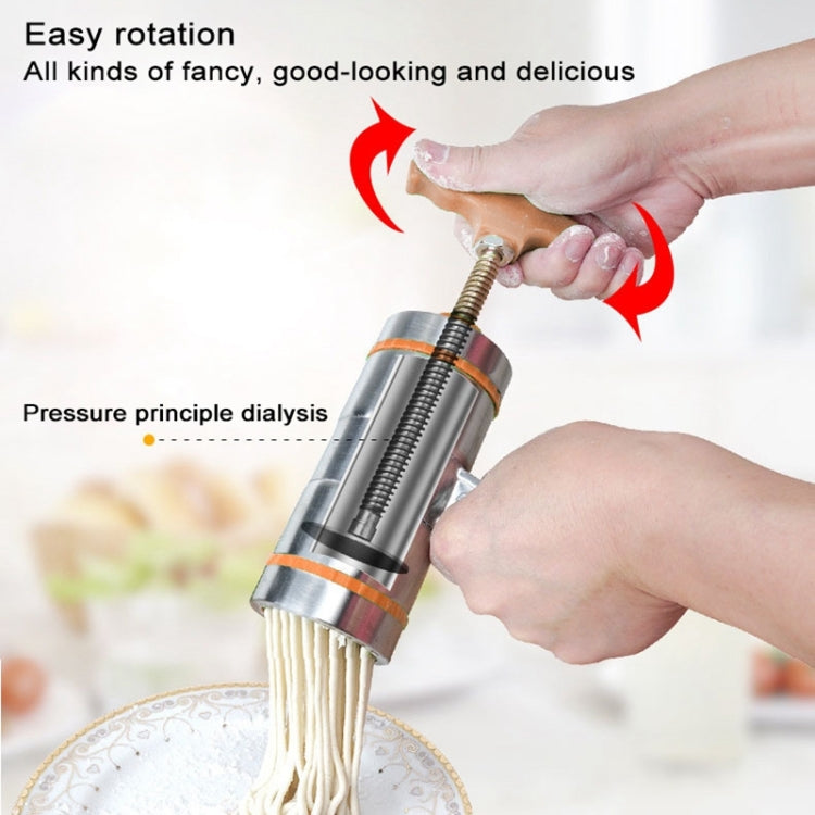 3 Molds Household Manually Small Stainless Steel Pressing Style Handhold Noodle Machine, 3 Molds 3 Molds Household Manually Small Stainless Steel Pressing Style Handhold Noodle Machine, 3 Molds