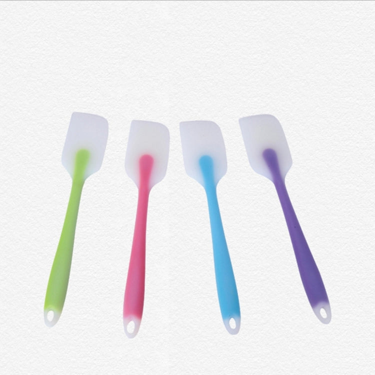 5 PCS Baking Tool Translucent Integrated High Temperature Resistance Cream Silicone Scraper Cake Spatula, Random Color Delivery 5 PCS Baking Tool Translucent Integrated High Temperature Resistance Cream Silicone Scraper Cake Spatula, Random Color Delivery