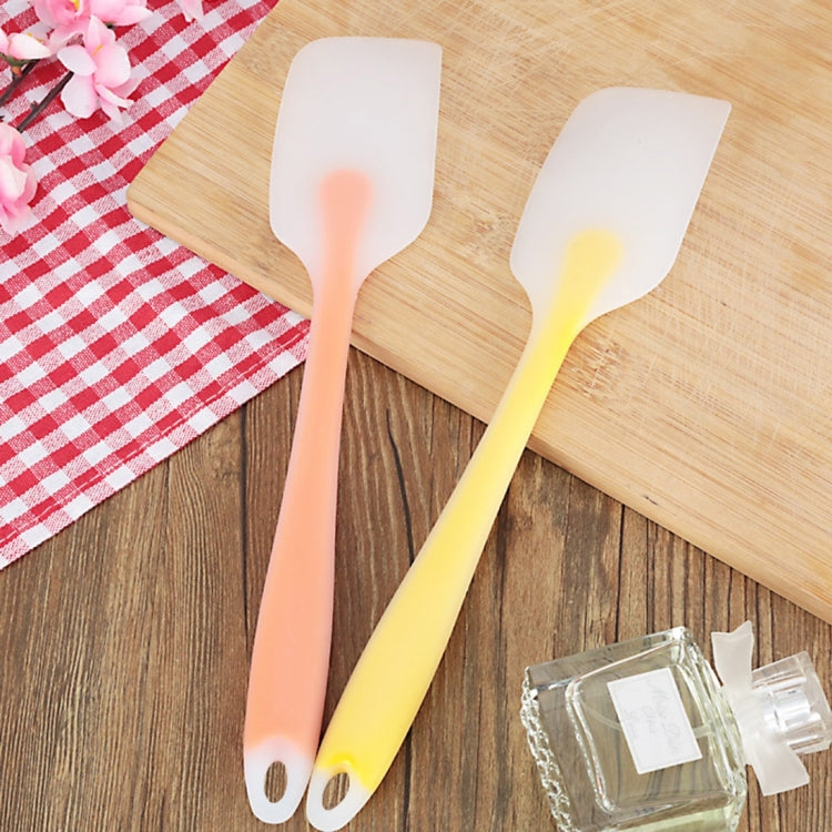 5 PCS Baking Tool Translucent Integrated High Temperature Resistance Cream Silicone Scraper Cake Spatula, Random Color Delivery 5 PCS Baking Tool Translucent Integrated High Temperature Resistance Cream Silicone Scraper Cake Spatula, Random Color Delivery