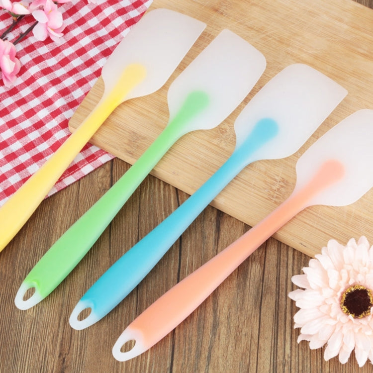 5 PCS Baking Tool Translucent Integrated High Temperature Resistance Cream Silicone Scraper Cake Spatula, Random Color Delivery 5 PCS Baking Tool Translucent Integrated High Temperature Resistance Cream Silicone Scraper Cake Spatula, Random Color Delivery