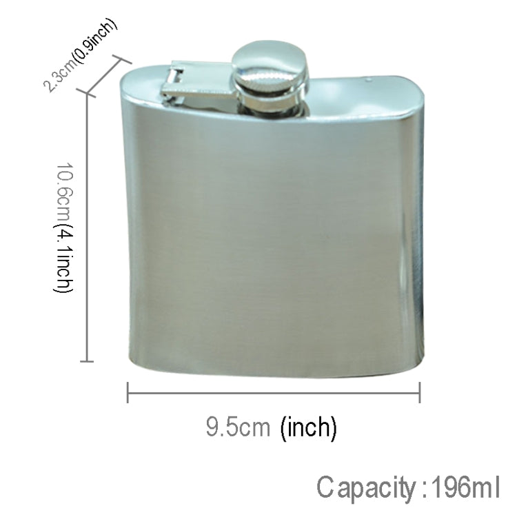 196mL (7oz) Outdoor Sports Handy Home Travel Wild Stainless Steel Portable Hip Flask(with Small Funnel)(Silver 196mL (7oz)), 196mL (7oz) 196mL (7oz) Outdoor Sports Handy Home Travel Wild Stainless Steel Portable Hip Flask(with Small Funnel)(Silver 196mL (7oz)), 196mL (7oz)