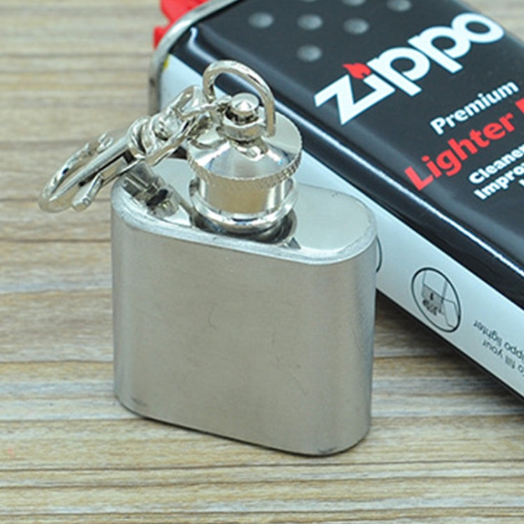 28mL(1oz)Cute Mini Portable Wine Jug Handy Stainless Steel Hip Flask with a Key Chain(Silver), 28mL(1oz) 28mL(1oz)Cute Mini Portable Wine Jug Handy Stainless Steel Hip Flask with a Key Chain(Silver), 28mL(1oz)
