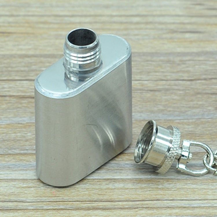 28mL(1oz)Cute Mini Portable Wine Jug Handy Stainless Steel Hip Flask with a Key Chain(Silver), 28mL(1oz) 28mL(1oz)Cute Mini Portable Wine Jug Handy Stainless Steel Hip Flask with a Key Chain(Silver), 28mL(1oz)