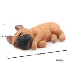 Home Decoration Lovely Rrunk on Sleep French Bulldog 3D Fridge Paste, NO Magnetic, French Bulldog NO Magnetic