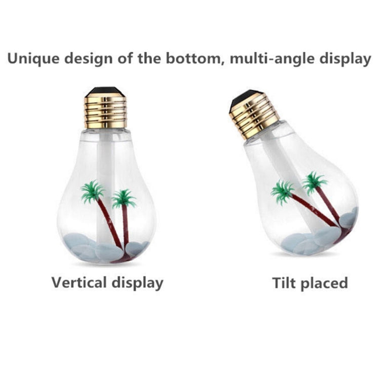 400ML Colorful Light Portable Bulb Shape Aromatherapy Air Purifier Humidifier for Home / Office / Car 400ML Colorful Light Portable Bulb Shape Aromatherapy Air Purifier Humidifier for Home / Office / Car