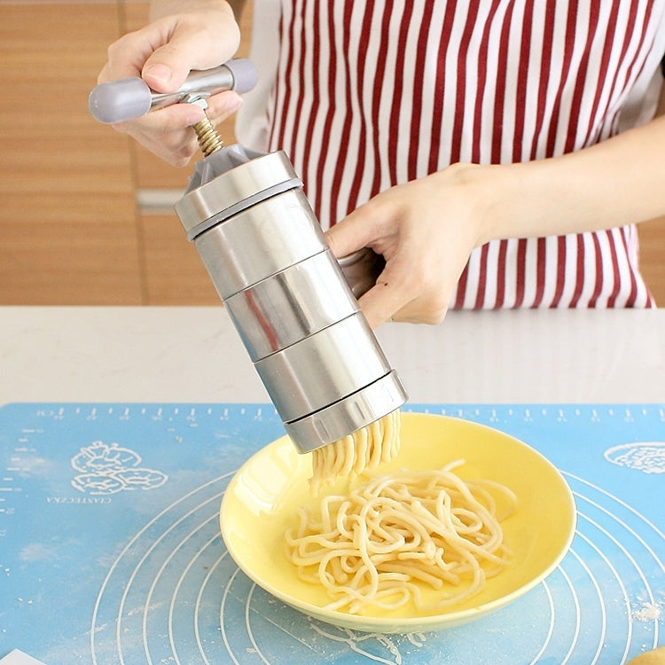 Household Stainless Steel Manual Pasta Machine Hand Pressure Noodle Machine Noodle Maker with 5 Models, Pressure Noodle Maker Household Stainless Steel Manual Pasta Machine Hand Pressure Noodle Machine Noodle Maker with 5 Models, Pressure Noodle Maker