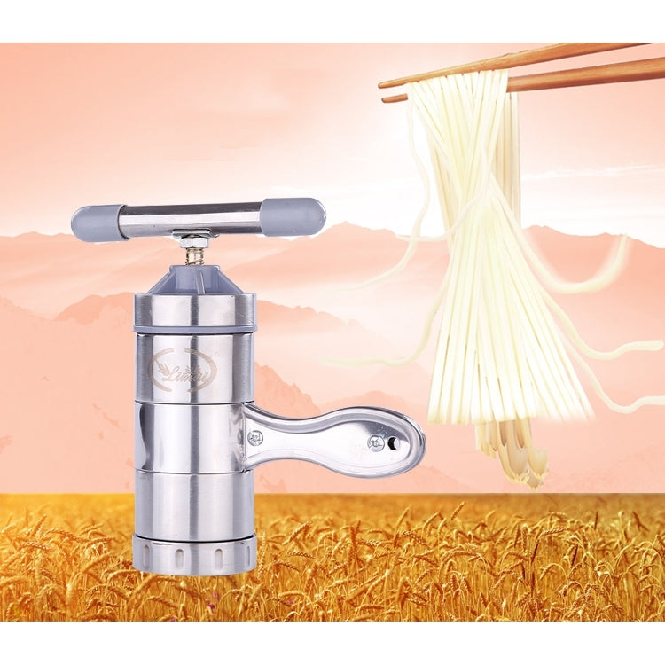 Household Stainless Steel Manual Pasta Machine Hand Pressure Noodle Machine Noodle Maker with 5 Models, Pressure Noodle Maker Household Stainless Steel Manual Pasta Machine Hand Pressure Noodle Machine Noodle Maker with 5 Models, Pressure Noodle Maker