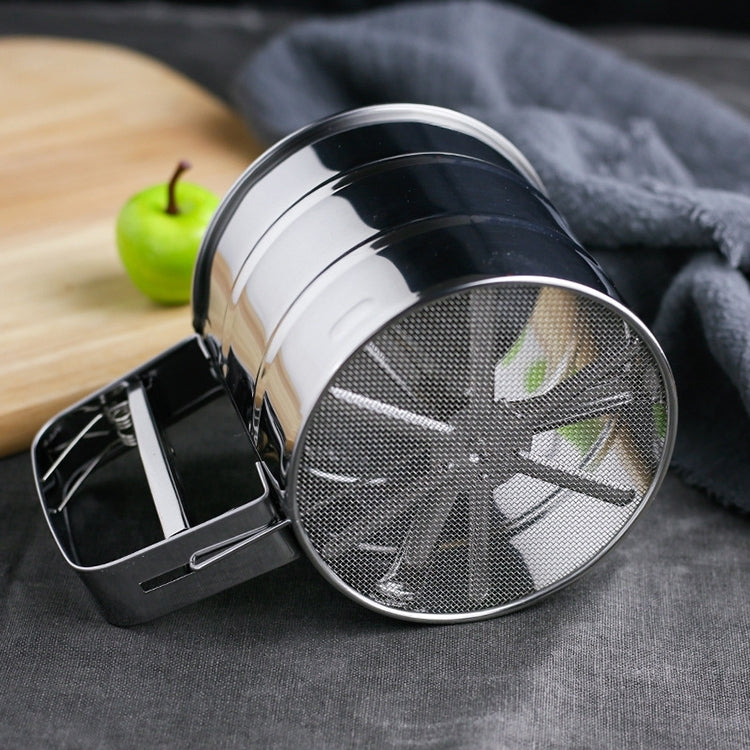 Manual Mesh Flour Sugar Powder Stainless Steel Hand Sifter Sieve Cup Baking Tool, Stainless Steel Manual Mesh Flour Sugar Powder Stainless Steel Hand Sifter Sieve Cup Baking Tool, Stainless Steel