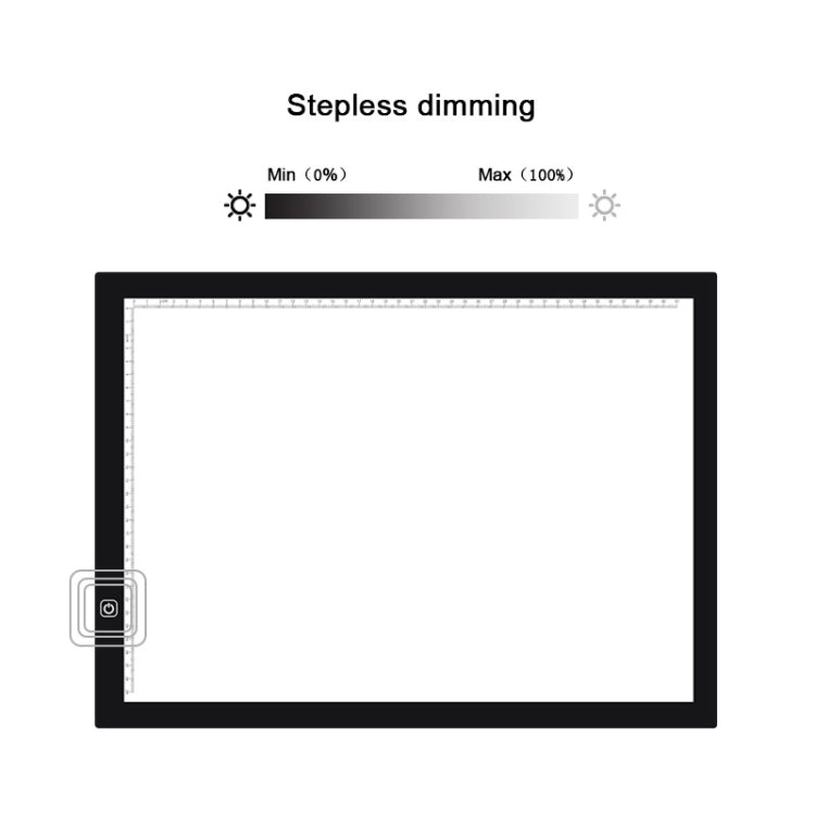 A3 Size 8W 5V LED Ultra-thin Stepless Dimming for Acrylic Copy Boards for Anime Sketch Drawing Sketchpad, with USB Cable, With USB Cable A3 Size 8W 5V LED Ultra-thin Stepless Dimming for Acrylic Copy Boards for Anime Sketch Drawing Sketchpad, with USB Cable, With USB Cable