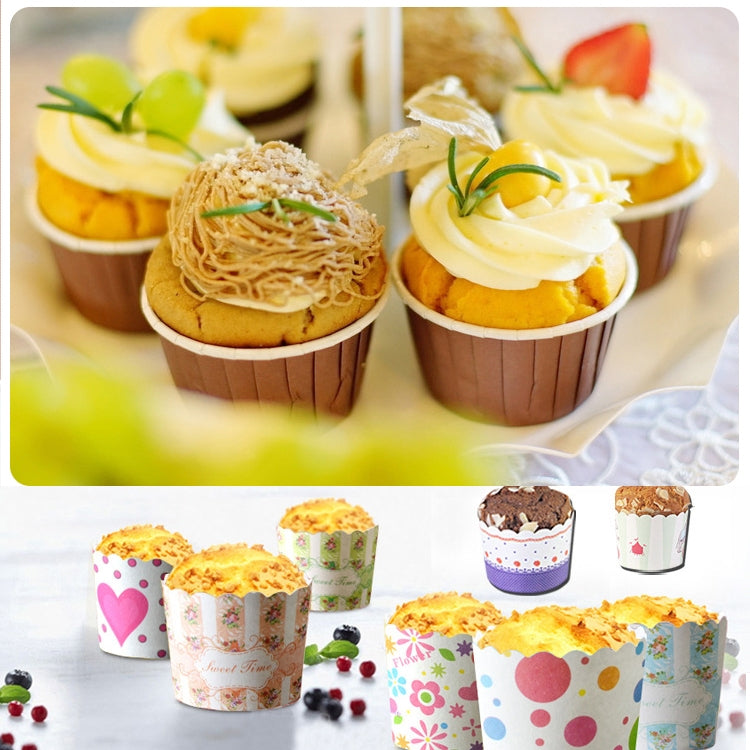 50pcs / Pack Round Lamination Cake Cup Muffin Cases Chocolate Cupcake Liner Baking Cup, Size: 5 x 3.8  x 3cm, 5 x 3.8 x 3cm 50pcs / Pack Round Lamination Cake Cup Muffin Cases Chocolate Cupcake Liner Baking Cup, Size: 5 x 3.8  x 3cm, 5 x 3.8 x 3cm