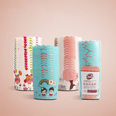 24pcs / Pack Round Lamination Cake Cup Muffin Cases Chocolate Cupcake Liner Baking Cup, Size: 7 x 6 x 5.5cm, Random Color Delivery