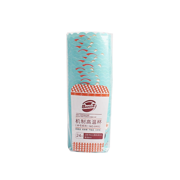 24pcs / Pack Round Lamination Cake Cup Muffin Cases Chocolate Cupcake Liner Baking Cup, Size: 7 x 6  x 5.5cm, Random Color Delivery, 6.8 x 5 x 3.9cm 24pcs / Pack Round Lamination Cake Cup Muffin Cases Chocolate Cupcake Liner Baking Cup, Size: 7 x 6  x 5.5cm, Random Color Delivery, 6.8 x 5 x 3.9cm