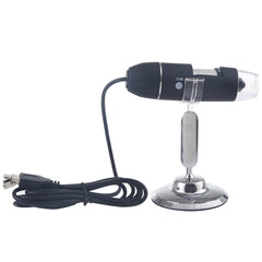 Microscopio digital USB con lupa HD de 0,3 MP y sensor de imagen de 2560 x 1920 P, 8 LED y soporte profesional