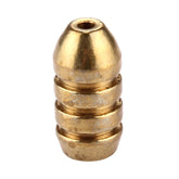 4g Threaded Copper Bullet Fishing Sinker Fishing Weights Soft lure Accessory, 4g